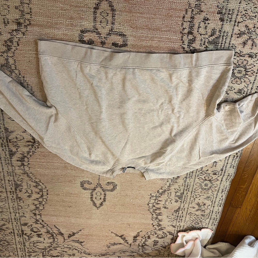 ASOS Cream and Tan Patterned Sweatshirt